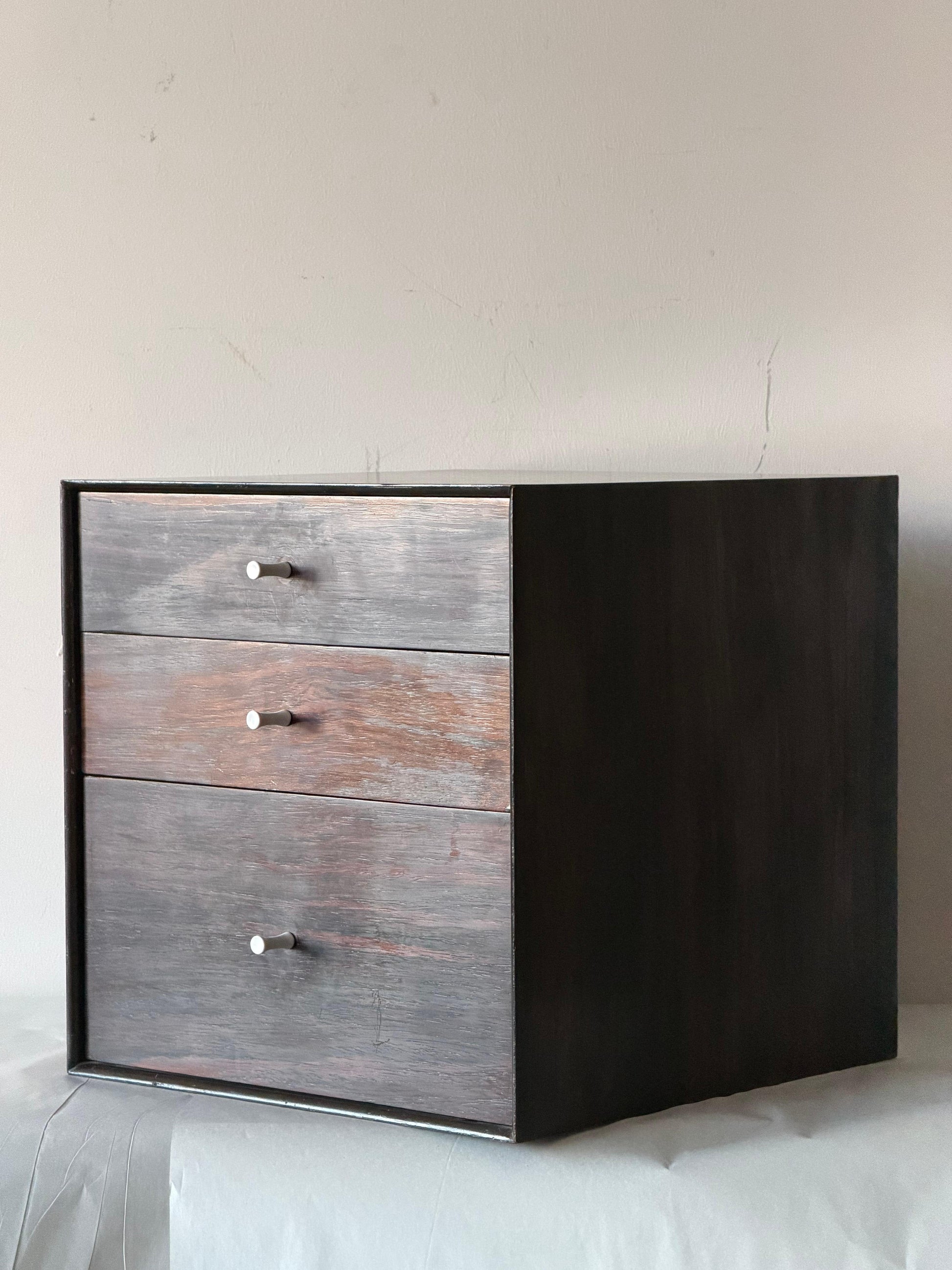 Frisman Vintage Vintage Miniature Cabinet Rosewood Attr Herman Miller ca' 1950's Cube