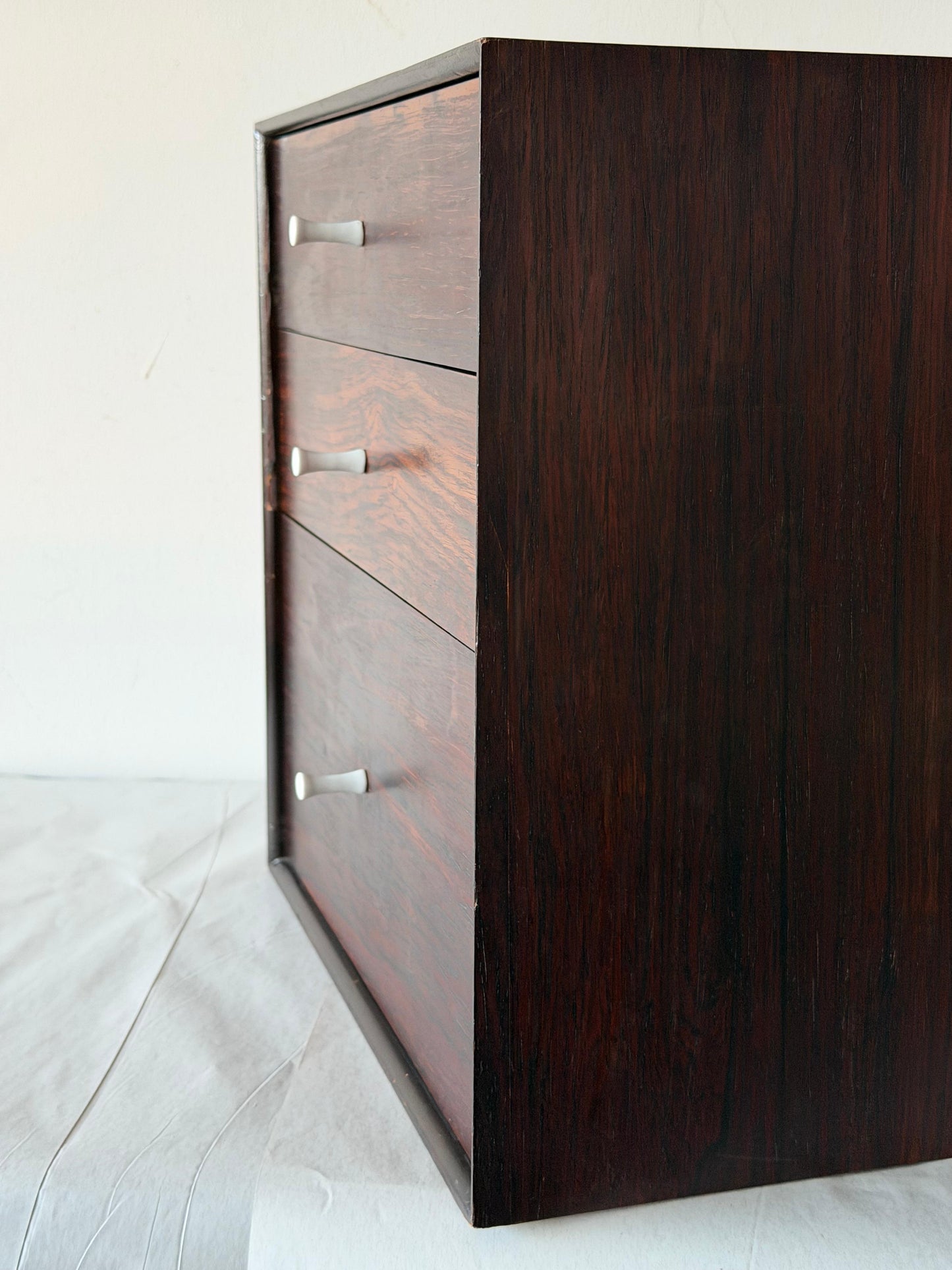 Frisman Vintage Vintage Miniature Cabinet Rosewood Attr Herman Miller ca' 1950's Cube
