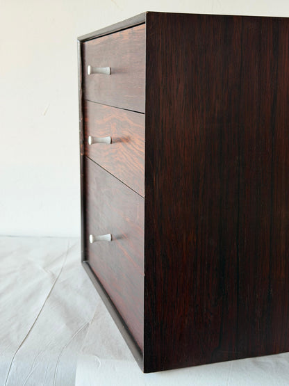 Frisman Vintage Vintage Miniature Cabinet Rosewood Attr Herman Miller ca' 1950's Cube