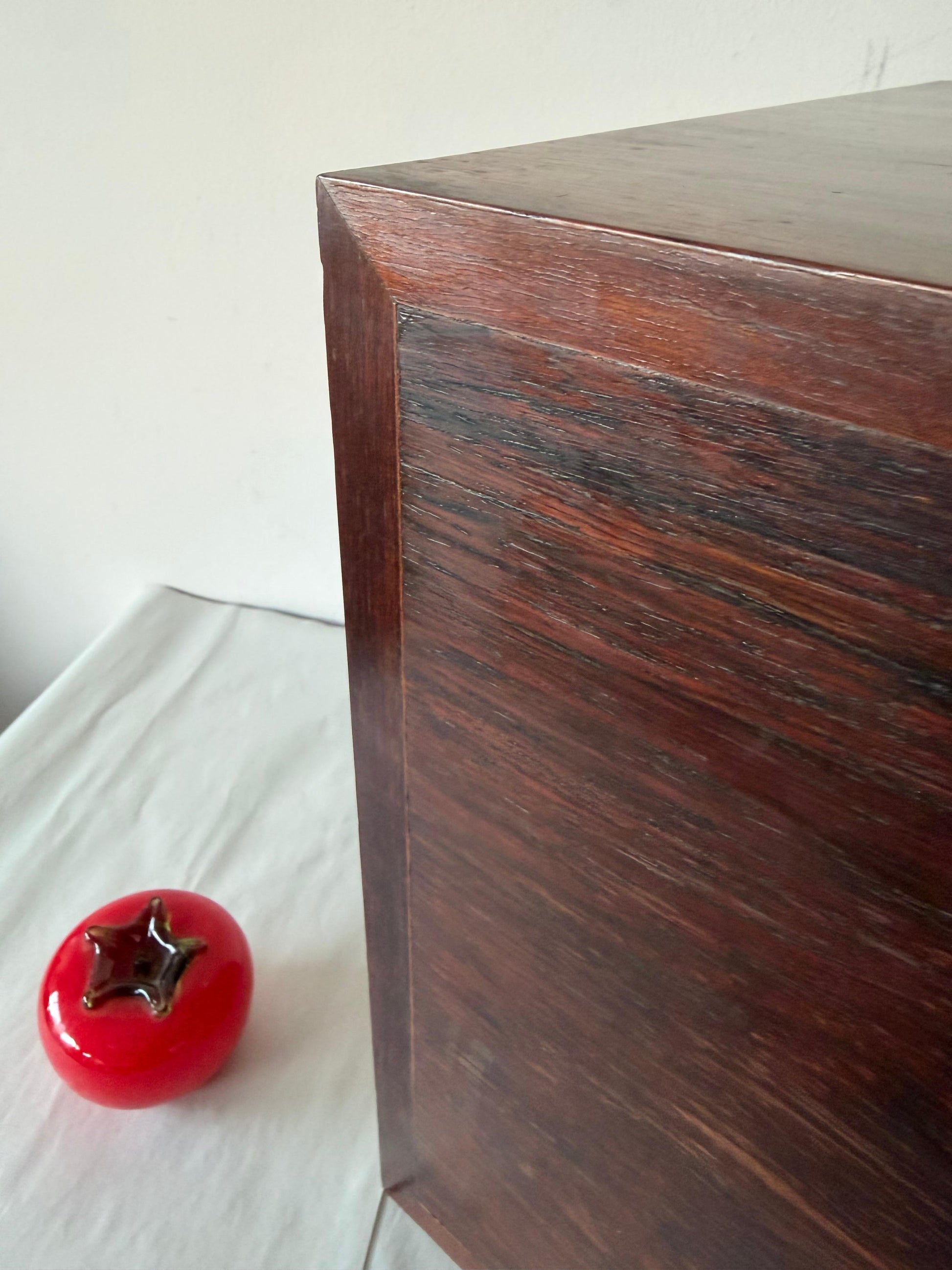 Frisman Vintage Vintage Miniature Cabinet Rosewood Attr Herman Miller ca' 1950's Cube