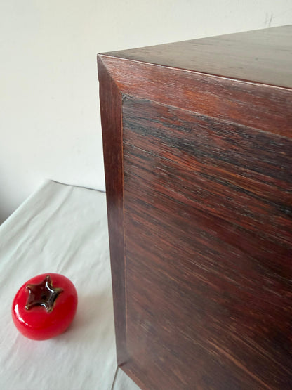 Frisman Vintage Vintage Miniature Cabinet Rosewood Attr Herman Miller ca' 1950's Cube