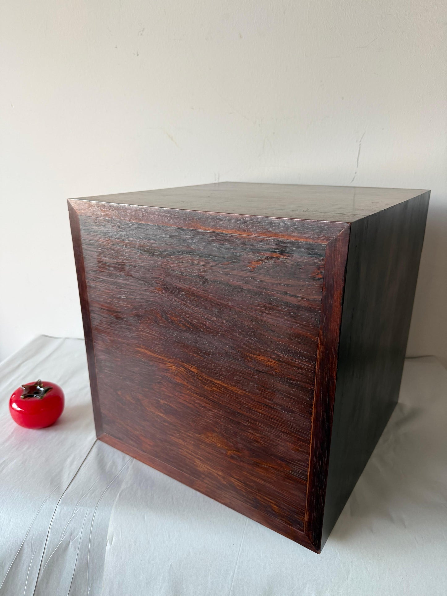 Frisman Vintage Vintage Miniature Cabinet Rosewood Attr Herman Miller ca' 1950's Cube