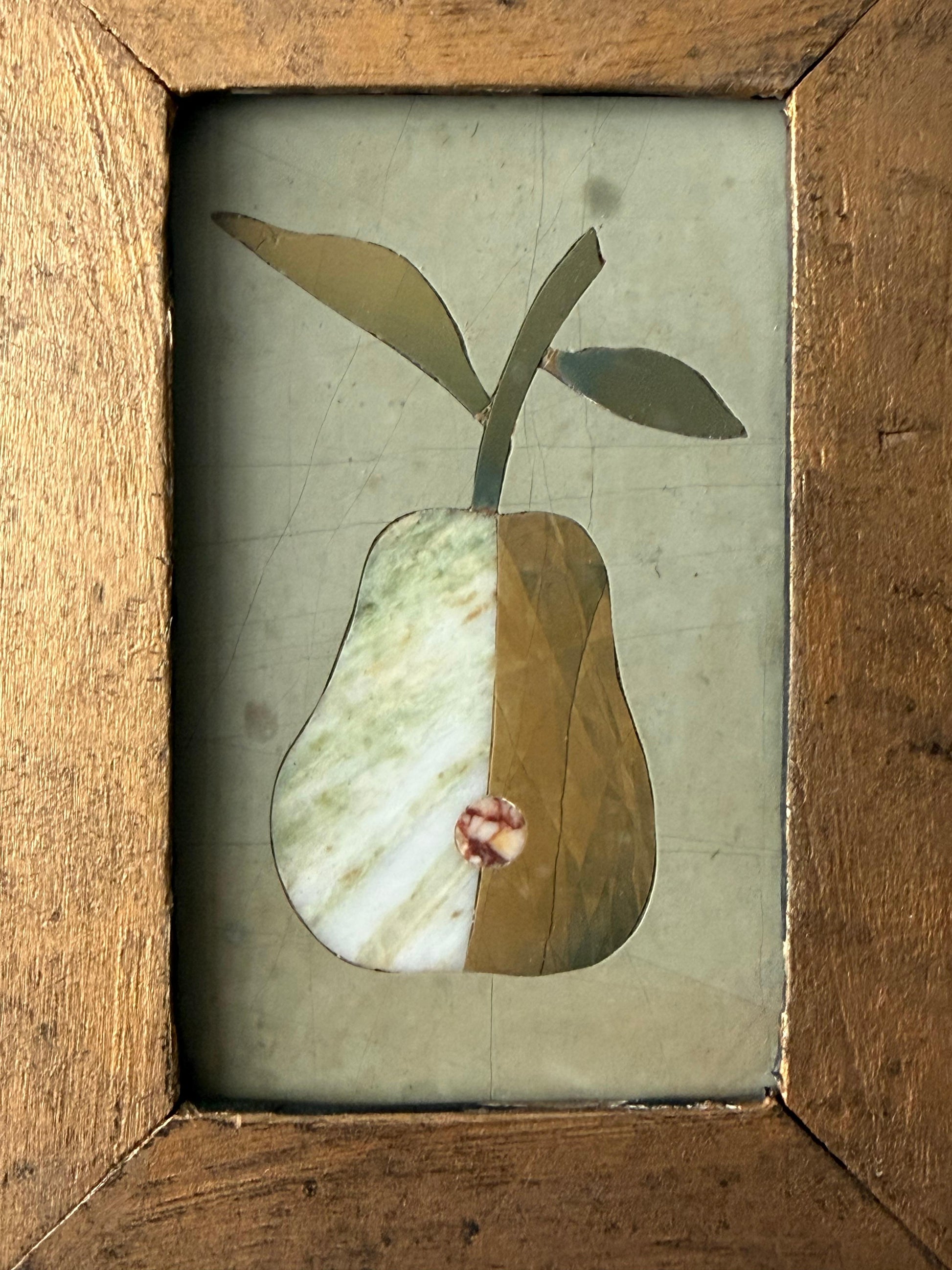 Frisman Vintage Richard Blow Attributed Montici Pietra Dura Plaque ca' 1960's Miniature