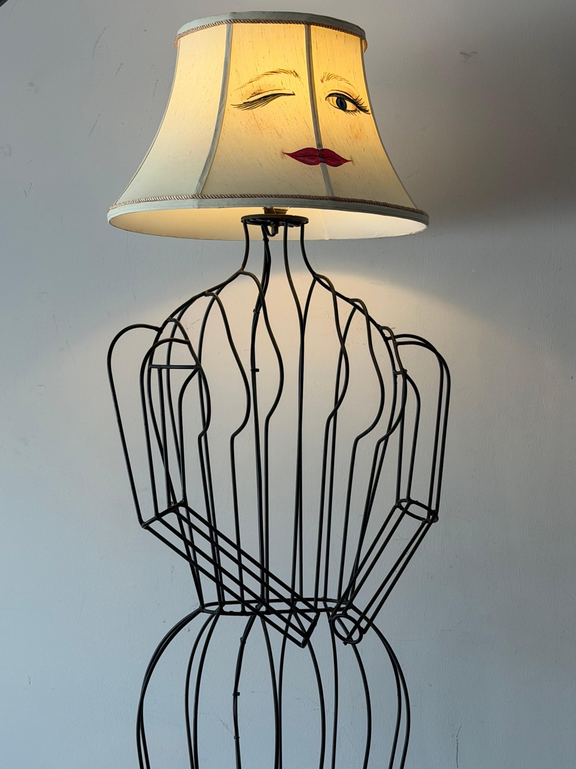 Frisman Vintage A Vintage John Risley Figural 'Mannequin' Floor Lamp, ca'1960s