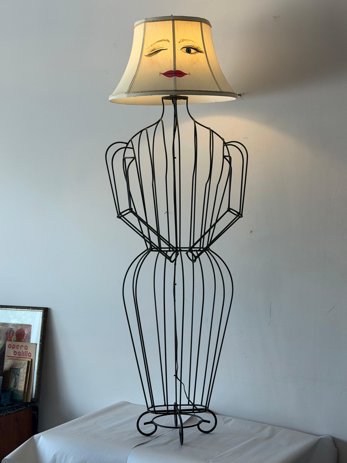 Frisman Vintage A Vintage John Risley Figural 'Mannequin' Floor Lamp, ca'1960s