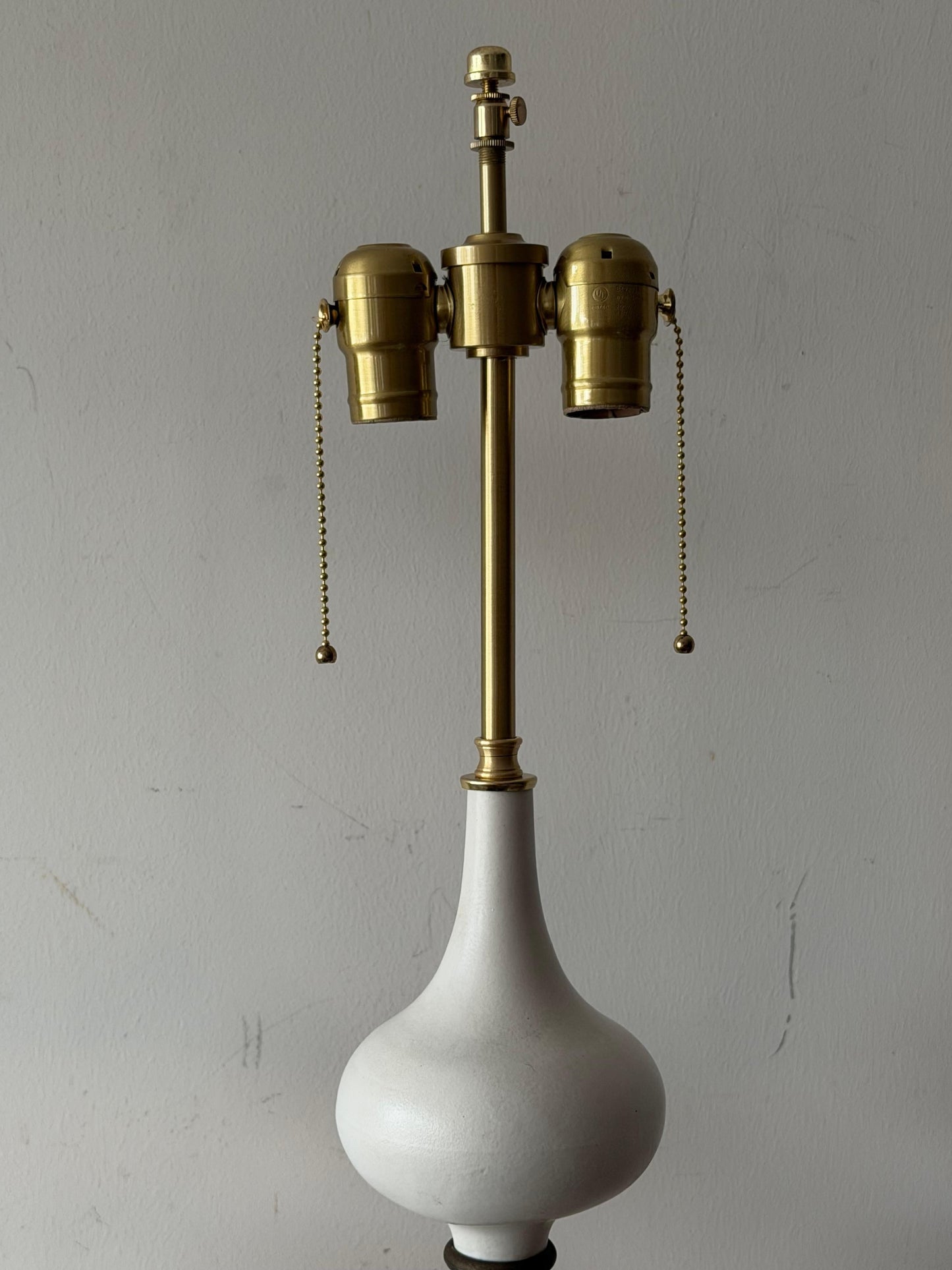Frisman Vintage Vintage Gerald Thurston Lightolier Ceramic Gourd Lamps ca' 1950's Elegant