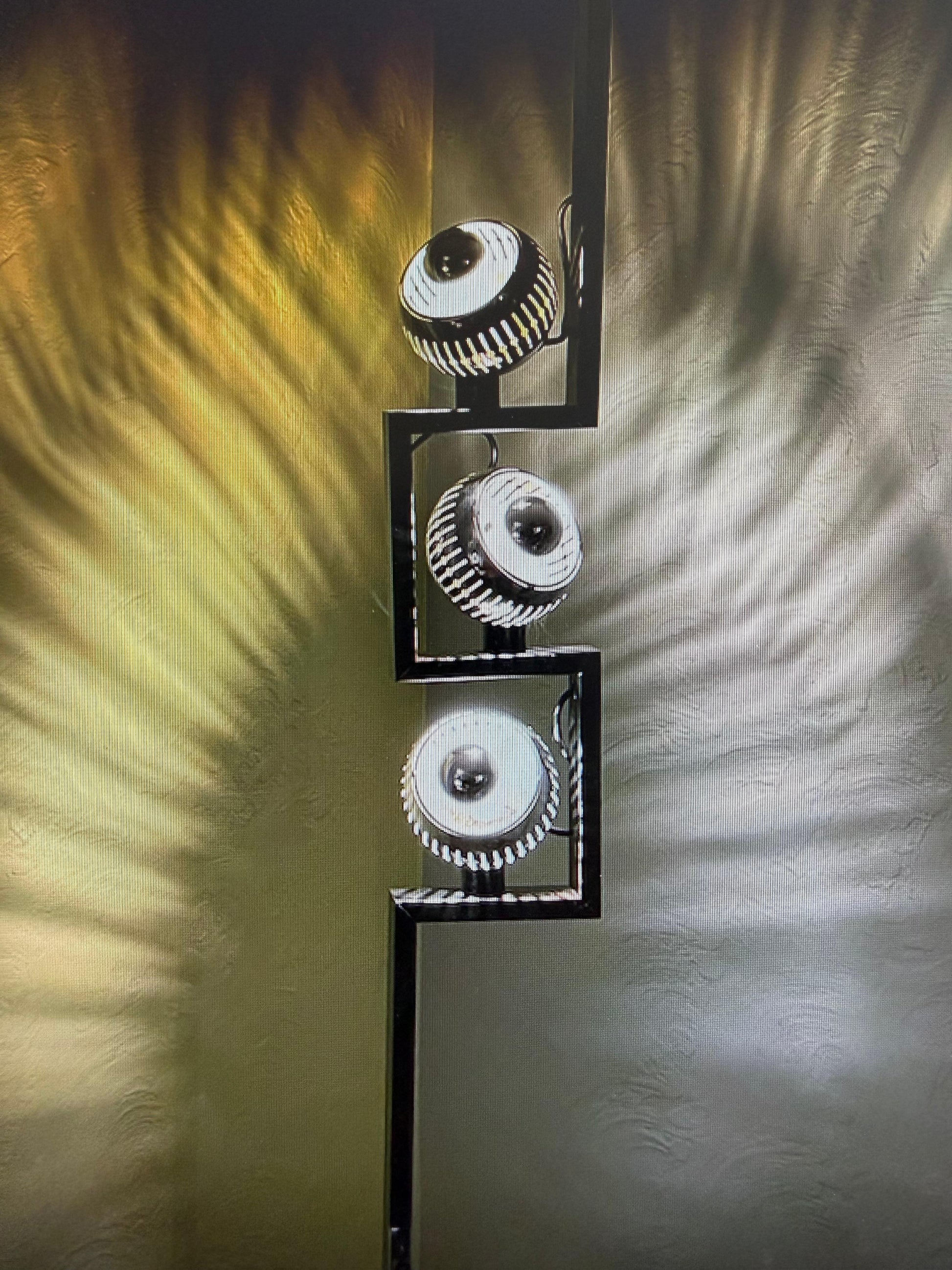 Frisman Vintage Original Eyeball Floor Lamp by Angelo Lelli for Arredoluce, 1960s Marble Base