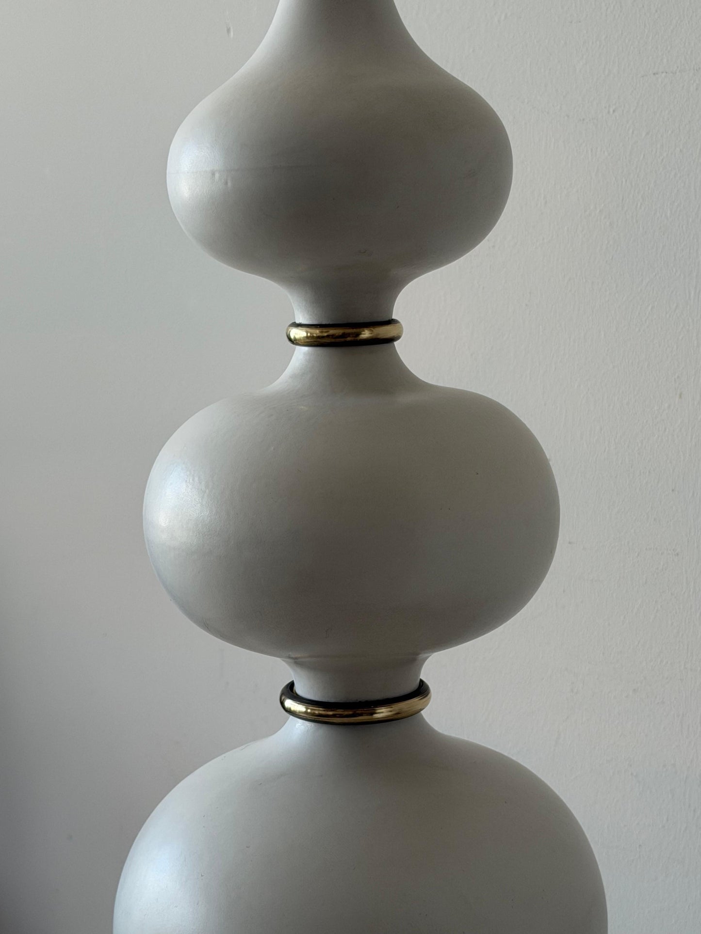 Frisman Vintage Vintage Gerald Thurston Lightolier Ceramic Gourd Lamps ca' 1950's Elegant