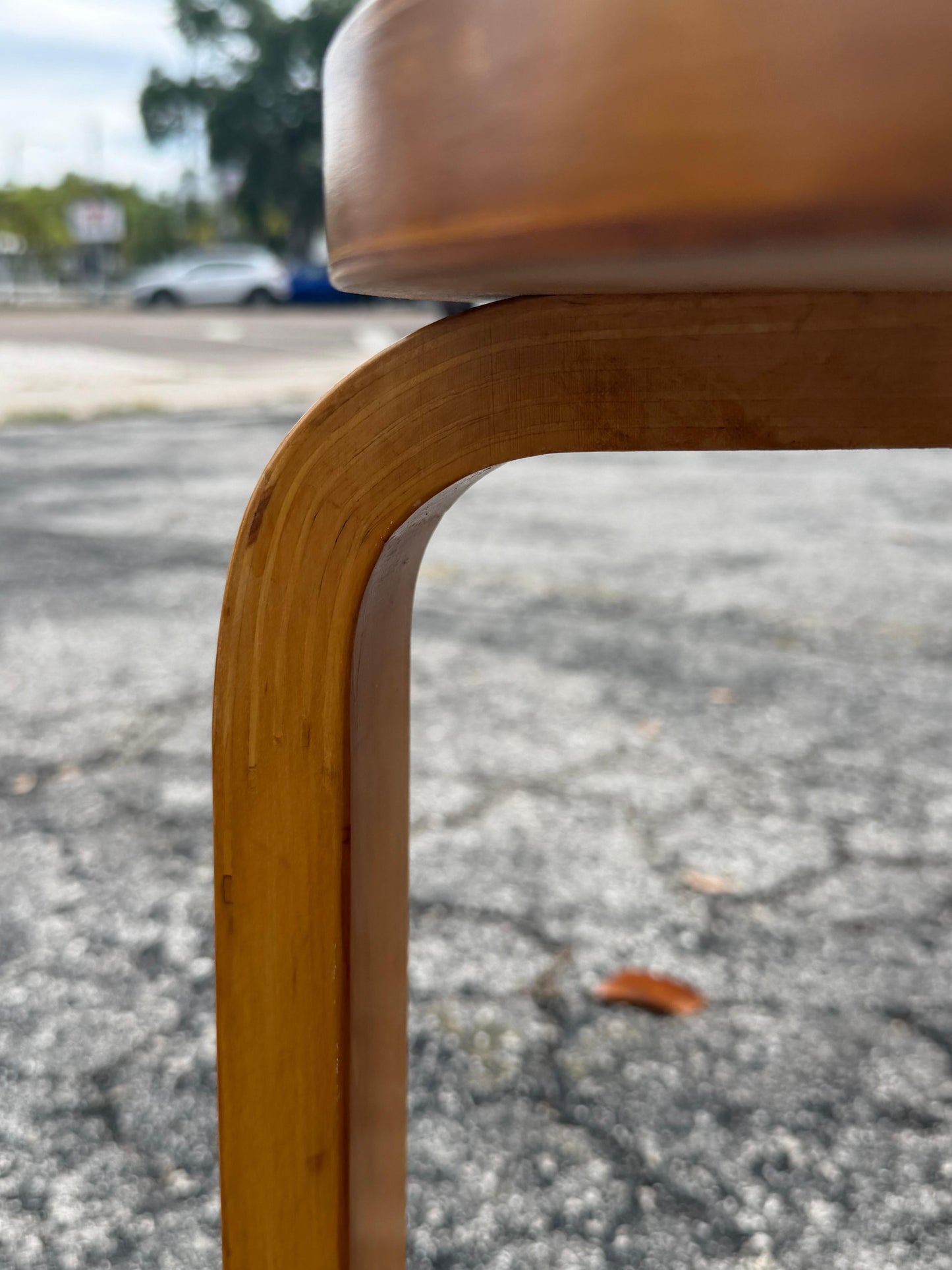 Frisman Vintage Vintage Alvar Aalto Stools Finland ca' 1950's-60's Mid Century Patina