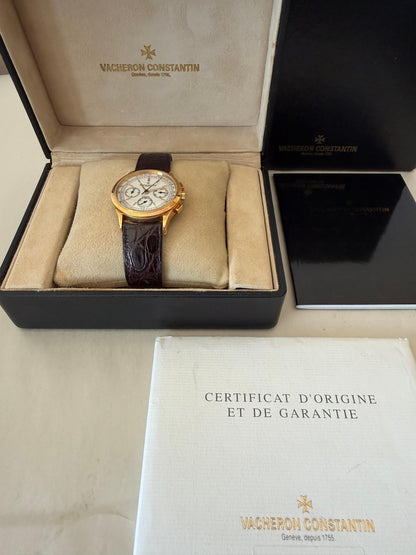 Frisman Vintage Rare Vacheron Constantin 49002 Les Historiques Chronograph ca' 1990's 18k
