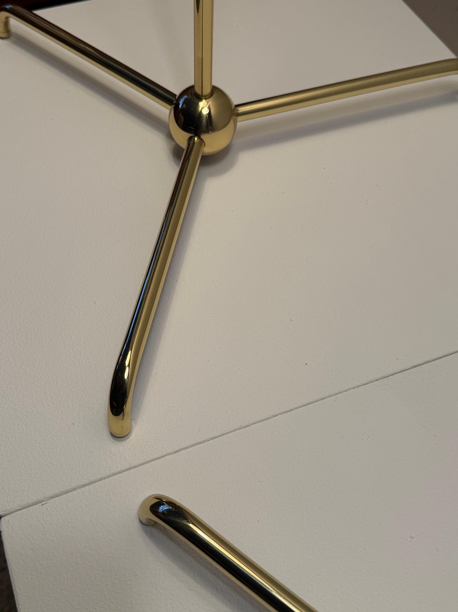 Frisman Vintage A Pair Of Brass Floor Lamps By T.H.Robsjohn-Gibbings Hansen Ca' 1950's