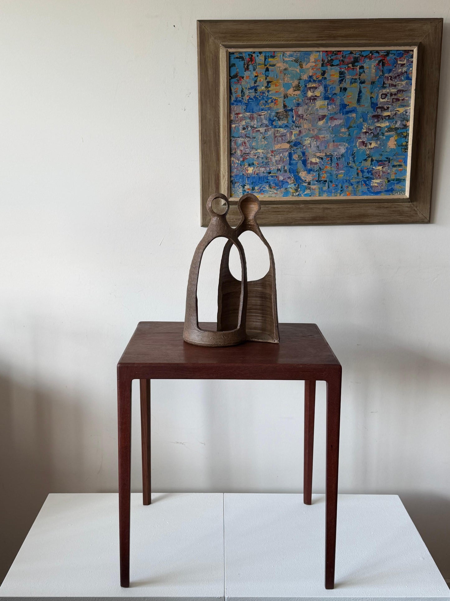 Frisman Vintage Elegant Side Table by Ludwig Pontoppidan Danish ca' 1950's