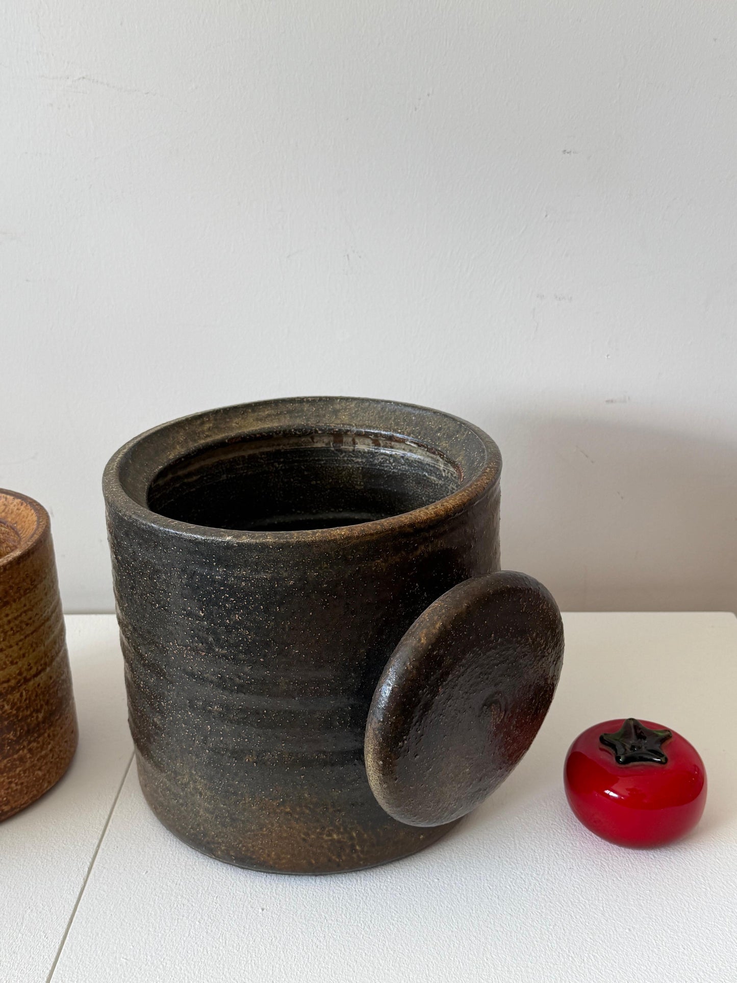 Frisman Vintage Two Unusual Ceramic Planters By Mobach Holland ca' 1960's