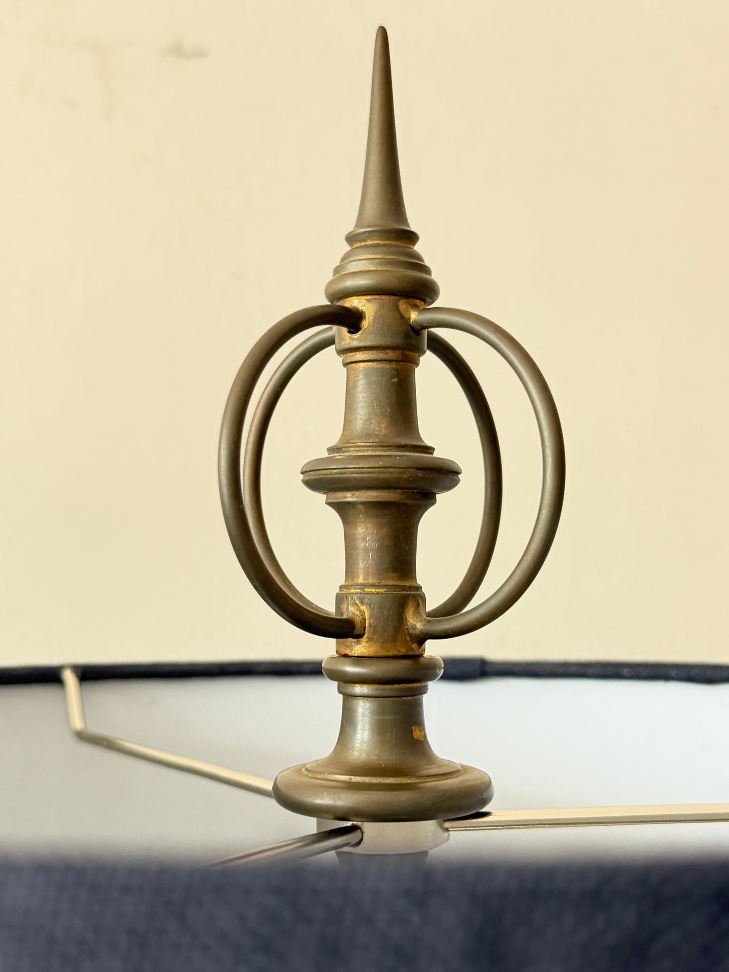 Frisman Vintage A Pair Of Chapman Floor Lamps Bronze Bamboo Style ca' 1970's