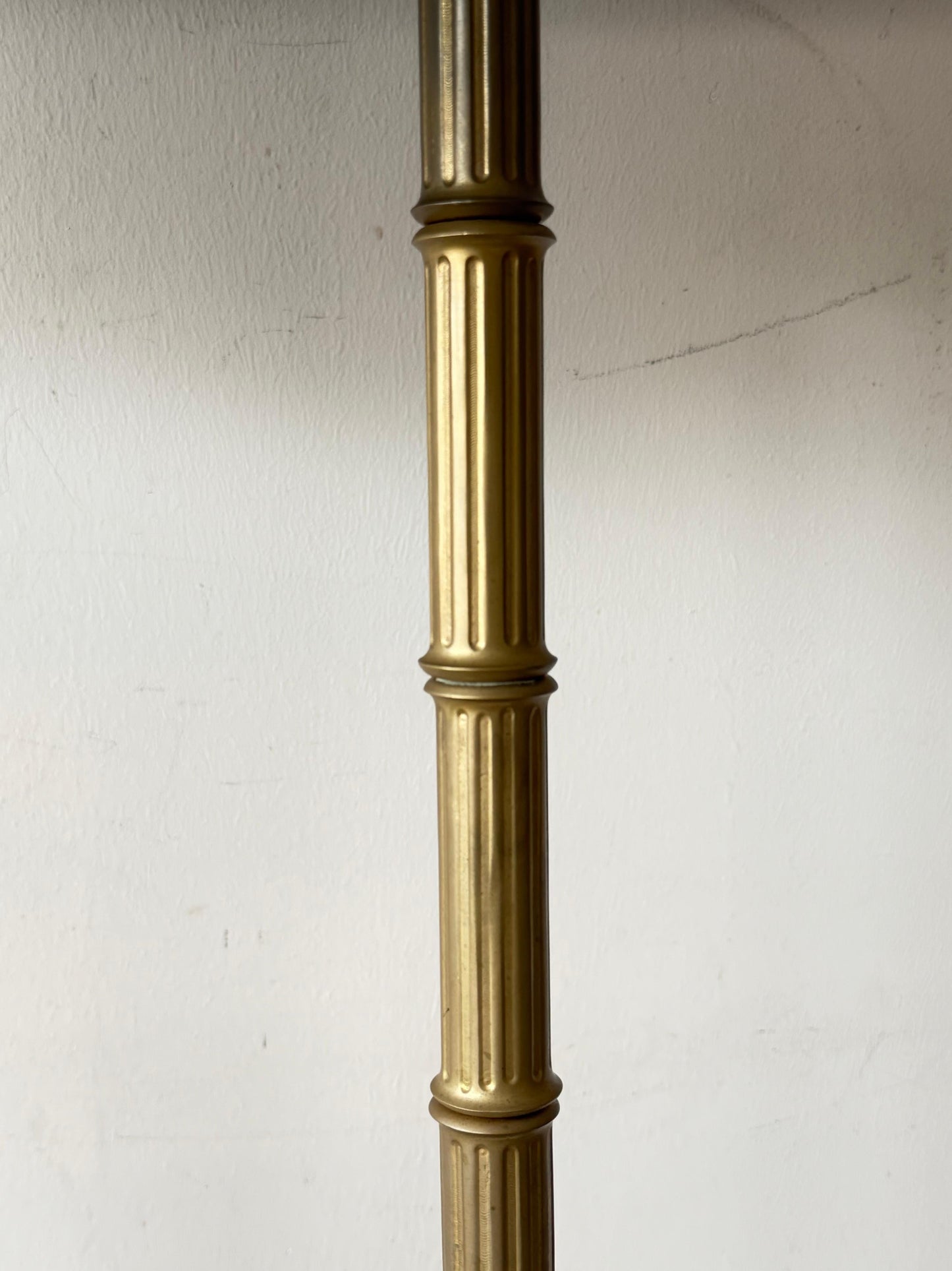 Frisman Vintage A Pair Of Chapman Floor Lamps Bronze Bamboo Style ca' 1970's