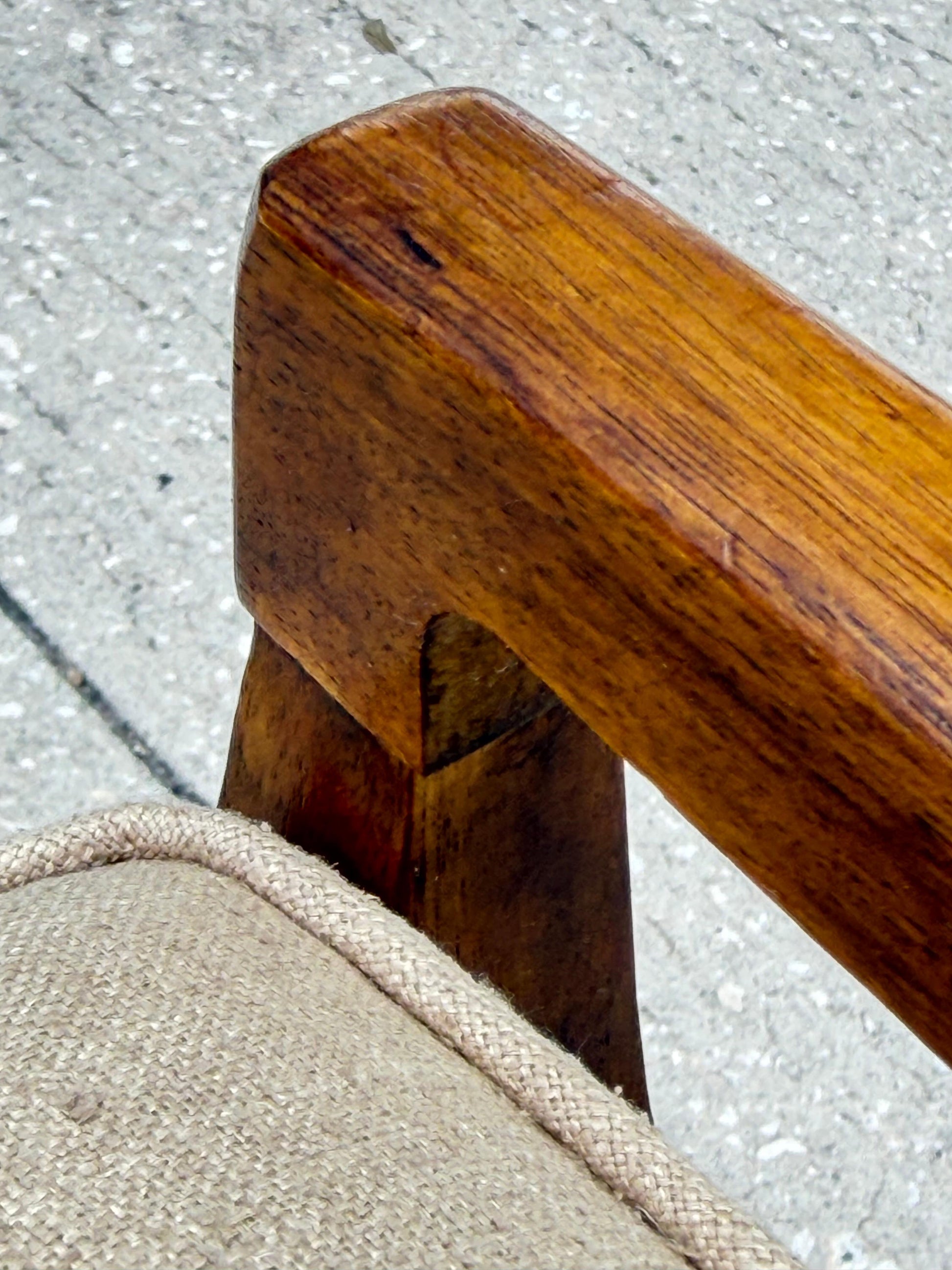 Frisman Vintage Upholstered Bench By Henredon Ca' 1950's
