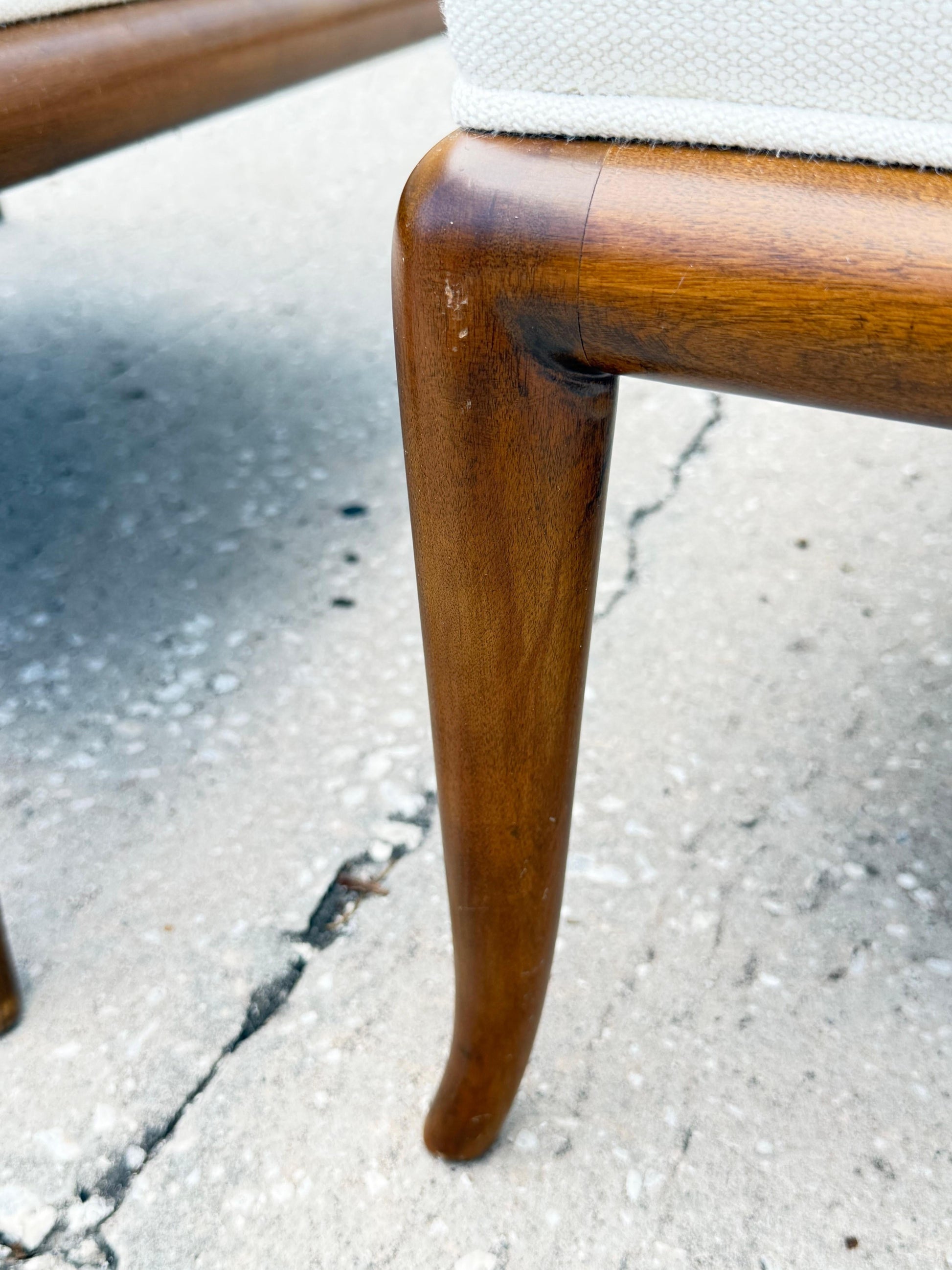 Frisman Vintage A Classic Pair of Original T.H. Robsjohn-Gibbings Slipper Chairs for Widdicomb