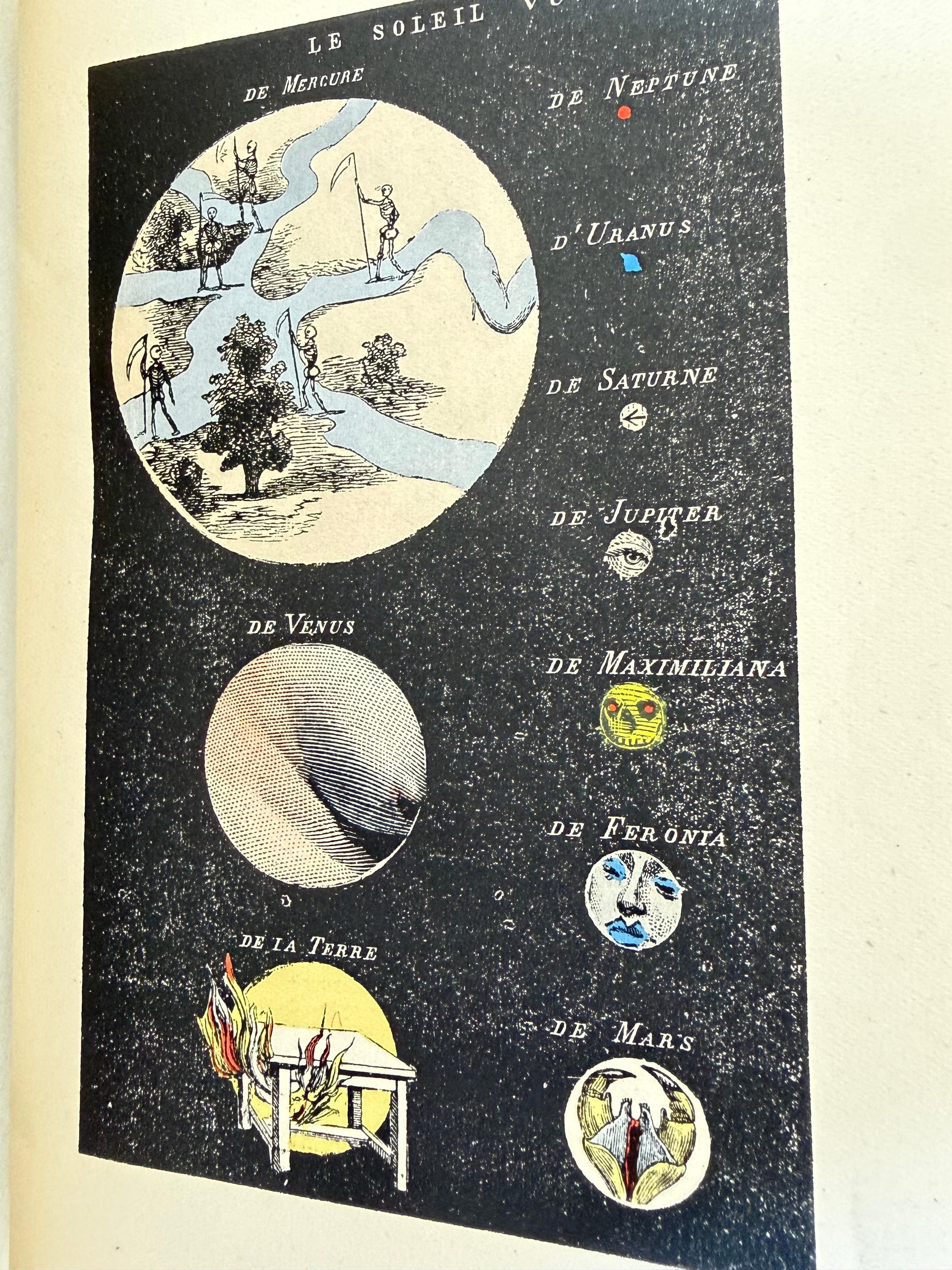 Frisman Vintage Max Ernst Paul Eluard Rare Illustrated Book "A L'Interieur de la Vue" 1947