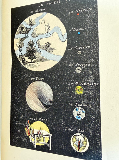Frisman Vintage Max Ernst Paul Eluard Rare Illustrated Book "A L'Interieur de la Vue" 1947