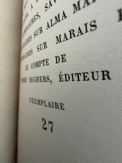 Frisman Vintage Max Ernst Paul Eluard Rare Illustrated Book "A L'Interieur de la Vue" 1947