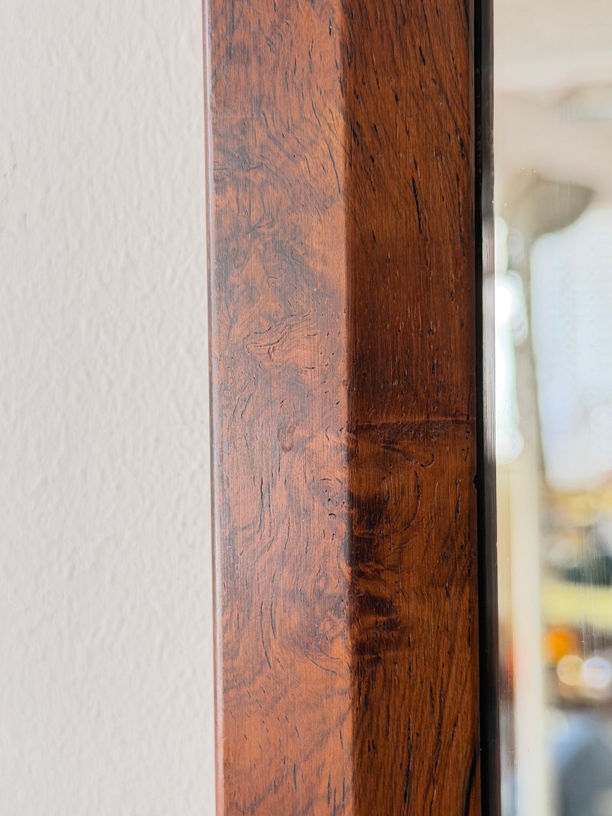 Frisman Vintage Danish Midcentury Modern Rosewood Wall Mirror, Aksel Kjersgaard, Denmark 1960s