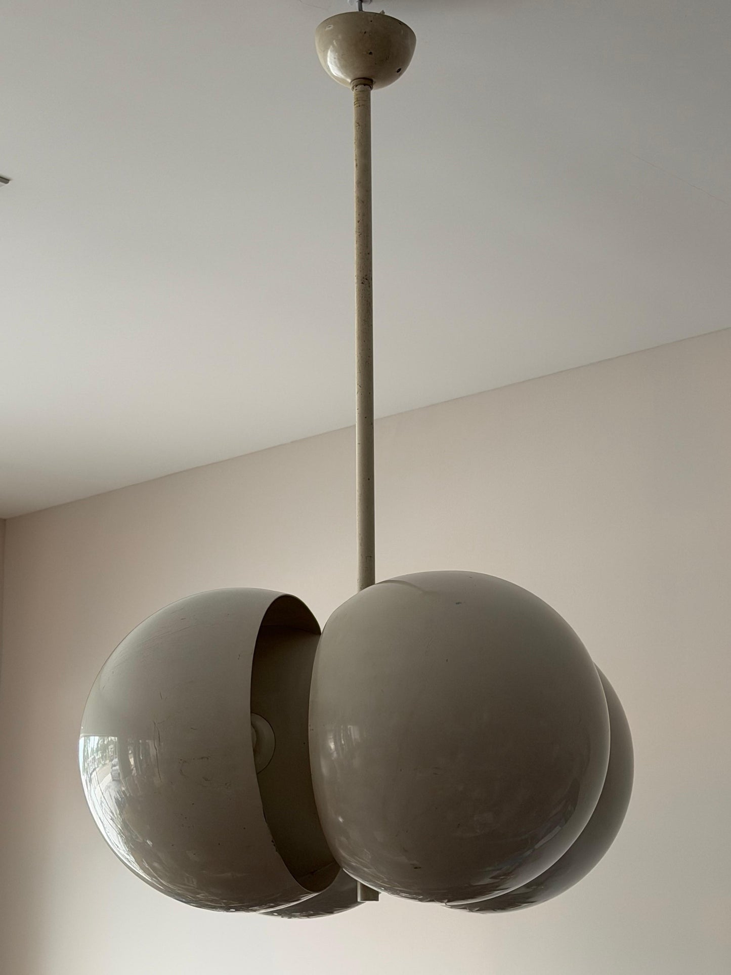 Frisman Vintage Rare Vico Magistretti Ceiling Lamp Giunone For Artemide 1970