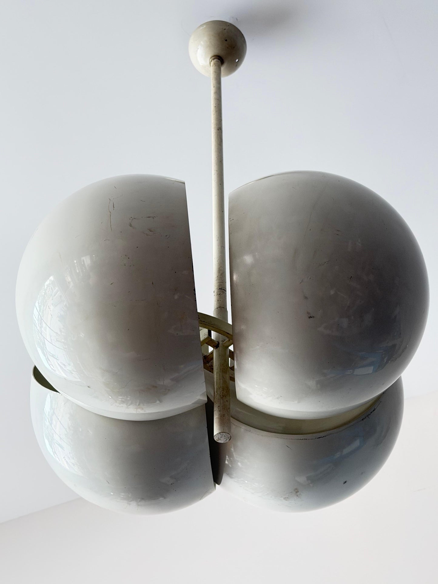 Frisman Vintage Rare Vico Magistretti Ceiling Lamp Giunone For Artemide 1970