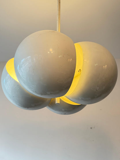Frisman Vintage Rare Vico Magistretti Ceiling Lamp Giunone For Artemide 1970
