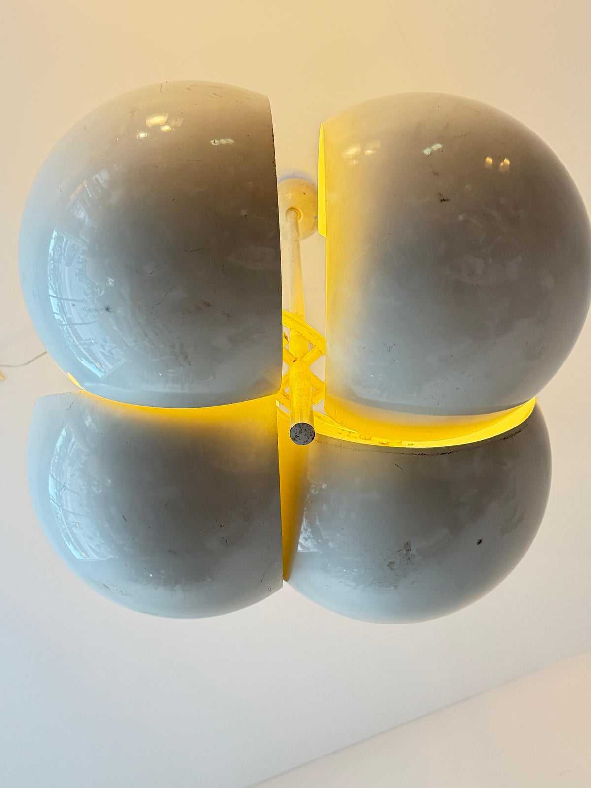 Frisman Vintage Rare Vico Magistretti Ceiling Lamp Giunone For Artemide 1970