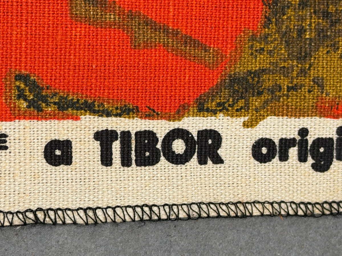Frisman Vintage Mid-Century Modern Tibor Reich "A Tournament" Textile Wall Art circa 1960s
