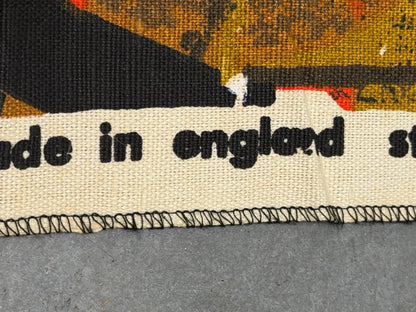 Frisman Vintage Mid-Century Modern Tibor Reich "A Tournament" Textile Wall Art circa 1960s