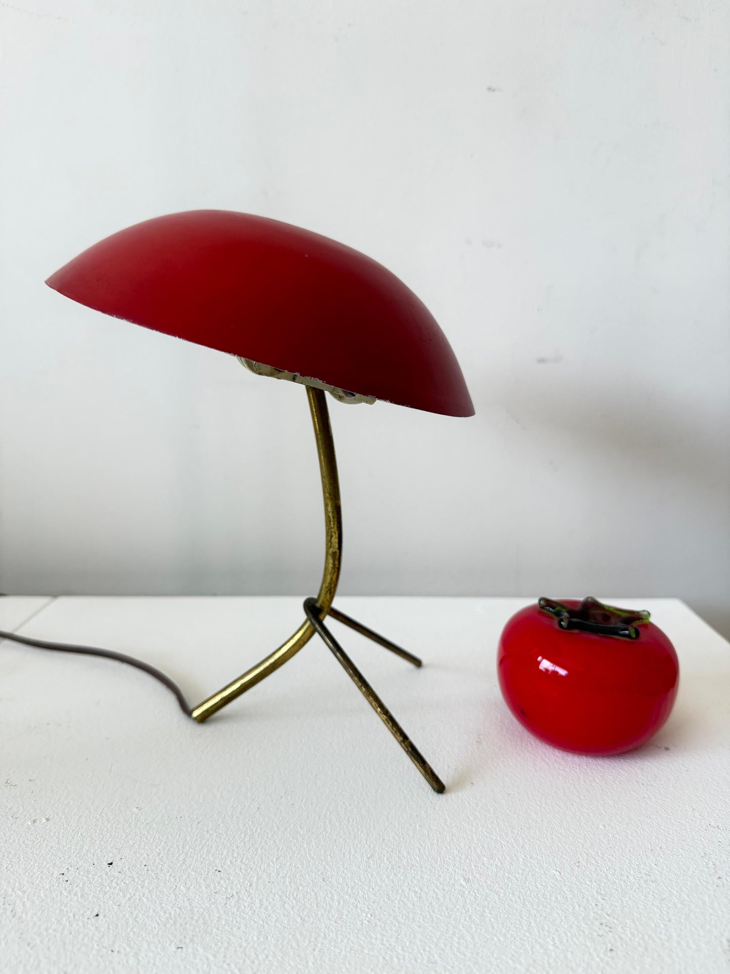 Frisman Vintage Unusual Italian Table Lamp ca' 1950's