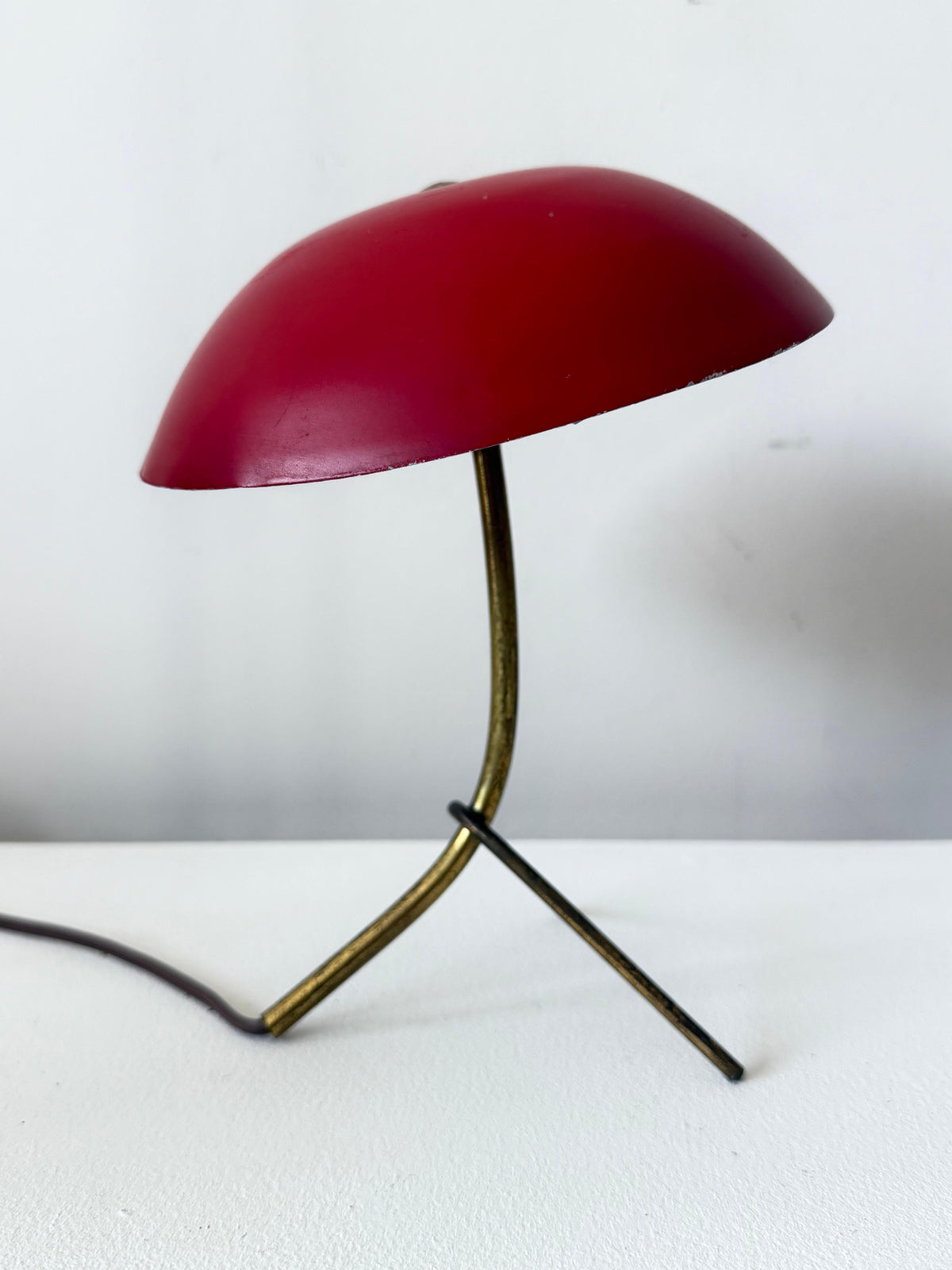 Frisman Vintage Unusual Italian Table Lamp ca' 1950's
