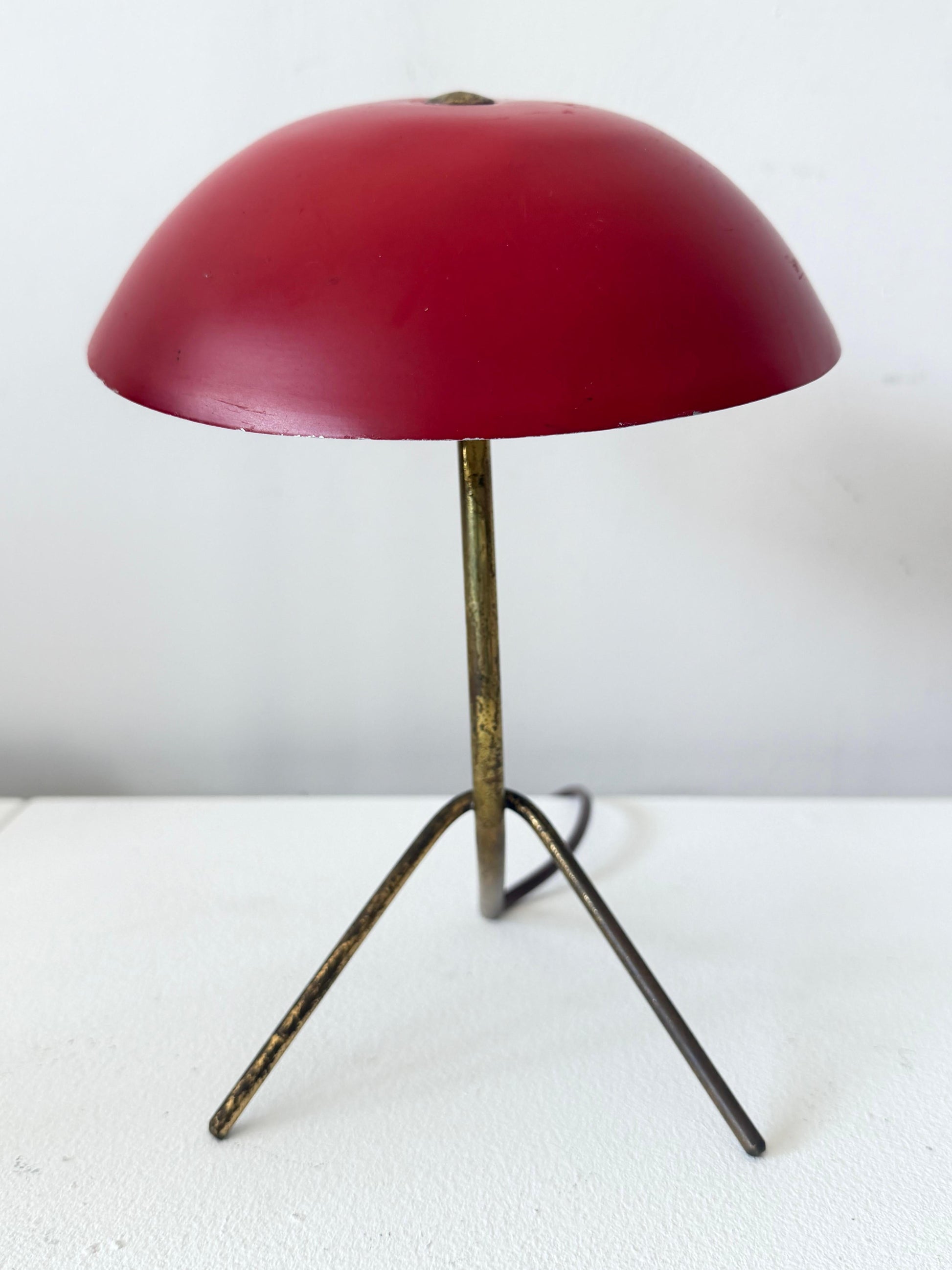 Frisman Vintage Unusual Italian Table Lamp ca' 1950's