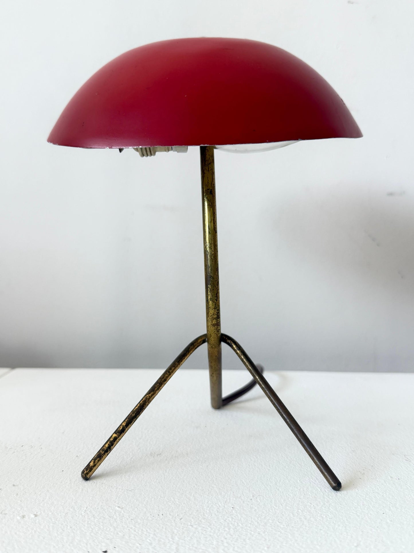Frisman Vintage Unusual Italian Table Lamp ca' 1950's