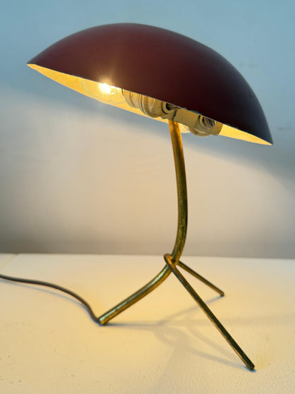 Frisman Vintage Unusual Italian Table Lamp ca' 1950's