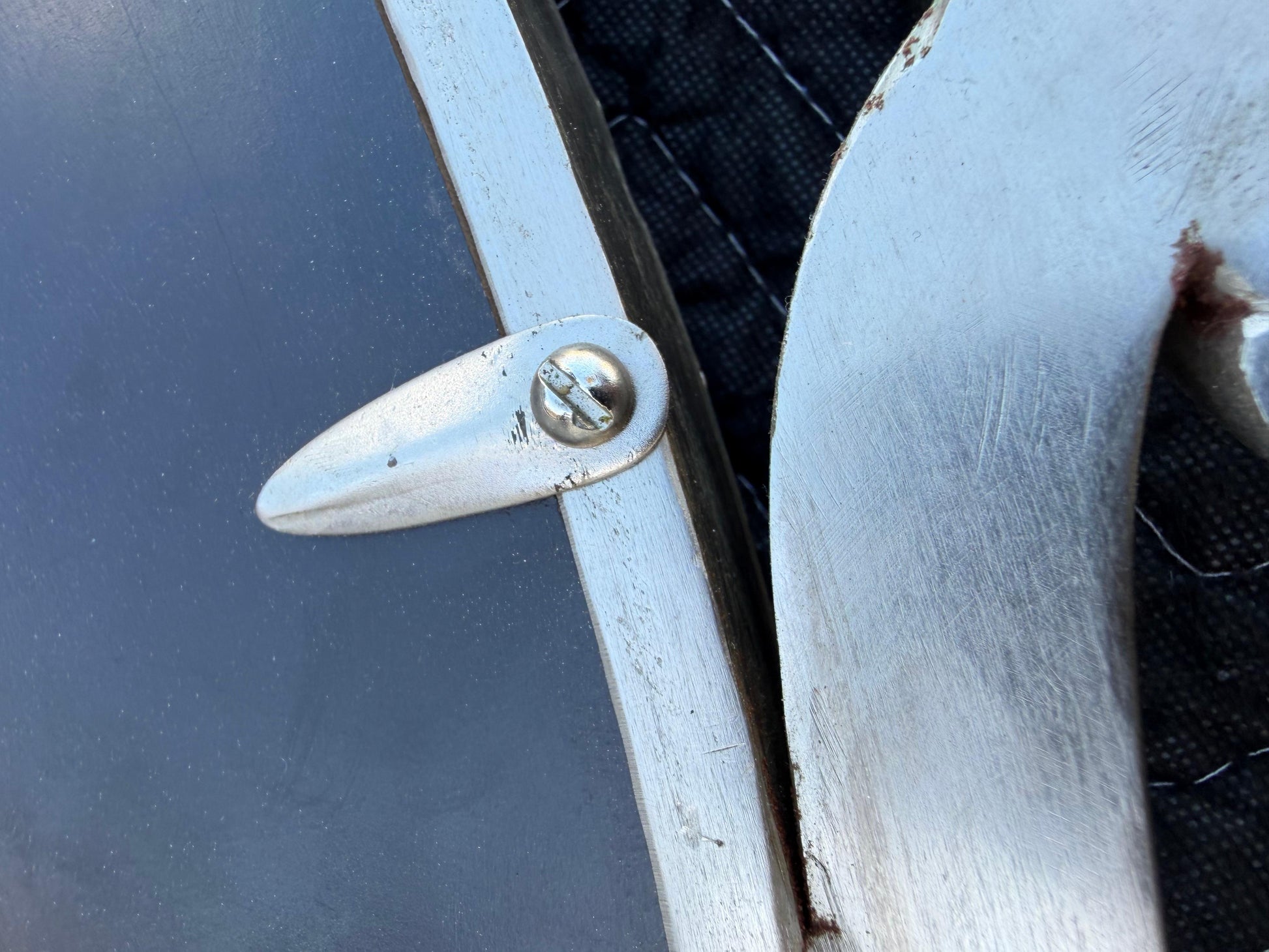 Frisman Vintage A Pair Of Chainlink Steel Industrial Style Mirrors Heavy