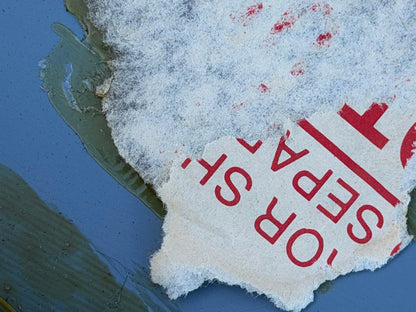 Frisman Vintage Unusual Narrow Octagon Mirror With Bevelled Edges ca' 1970's