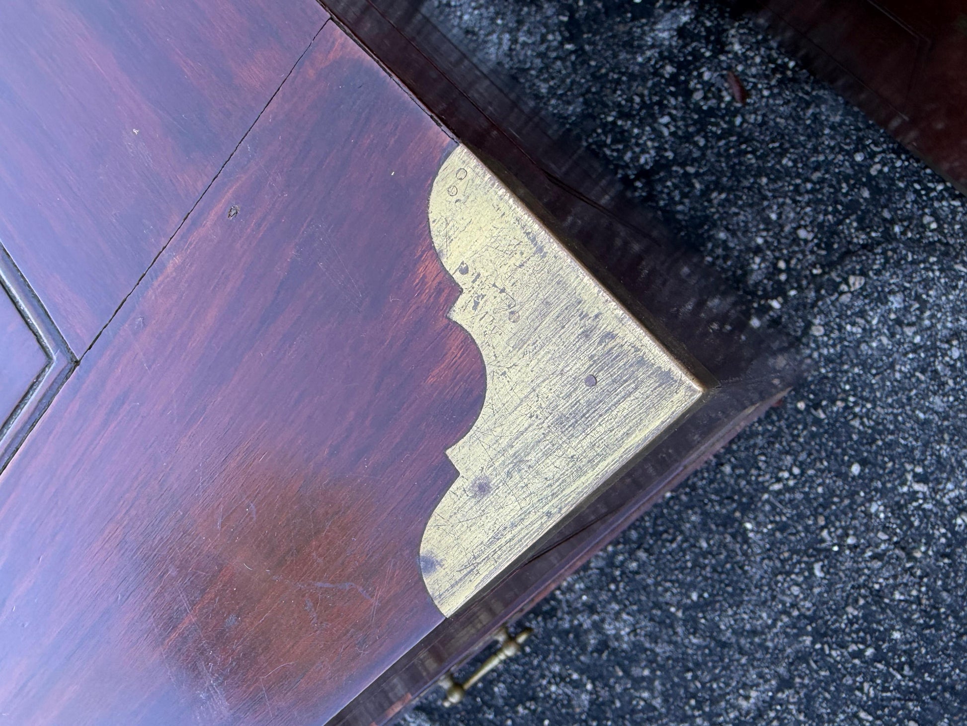 Frisman Vintage A pair Of Vintage Campaign Night Stands Mahogany ca' 1970's