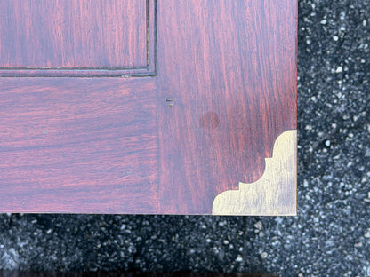 Frisman Vintage A pair Of Vintage Campaign Night Stands Mahogany ca' 1970's