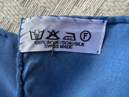 Frisman Vintage Vintage Rolex Made in Switzerland 100% Silk Scarf with Pocket Watch Design