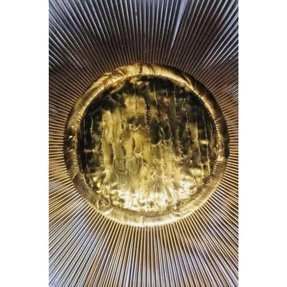 Frisman Vintage Vintage Mid-Century Brutalist Casa Devall Devalf Large Sunburst Wall Sculpture