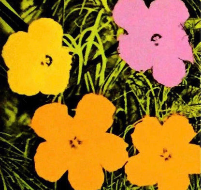 Frisman Vintage XL "Flowers 1970" Andy Warhol Foundation Pop Art Exhibition Lithograph Poster