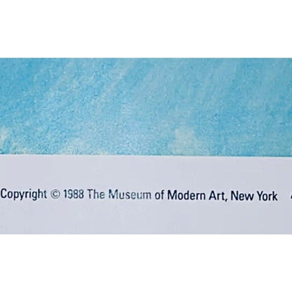 Frisman Vintage Rare Milton Avery Museum of Modern Art Exhibition Lithograph Poster Sea Grasses