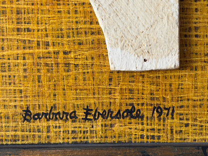 Frisman Vintage An Unusual Mixed Medium Construction By Barbara Ebersole, 19711971