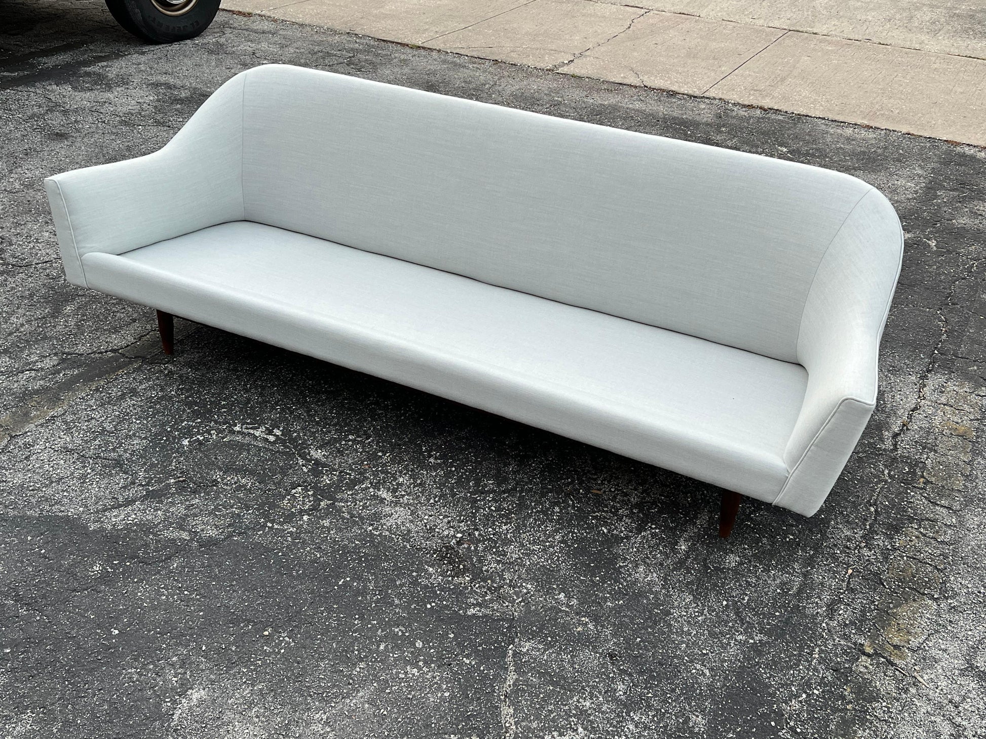 Frisman Vintage Classic Jens Risom Three Seat Sofa Ca' 1960's
