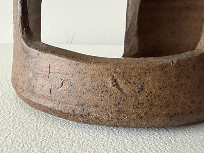 Frisman Vintage Unusual Charles Counts Modernist Ceramic Mid Century Vase Pottery