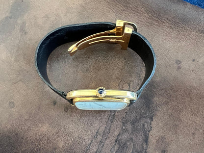 Frisman Vintage Cartier Gondole Jumbo Watch 18K Gold Full Set 1979