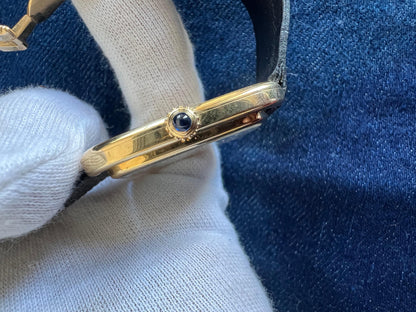 Frisman Vintage Cartier Gondole Jumbo Watch 18K Gold Full Set 1979