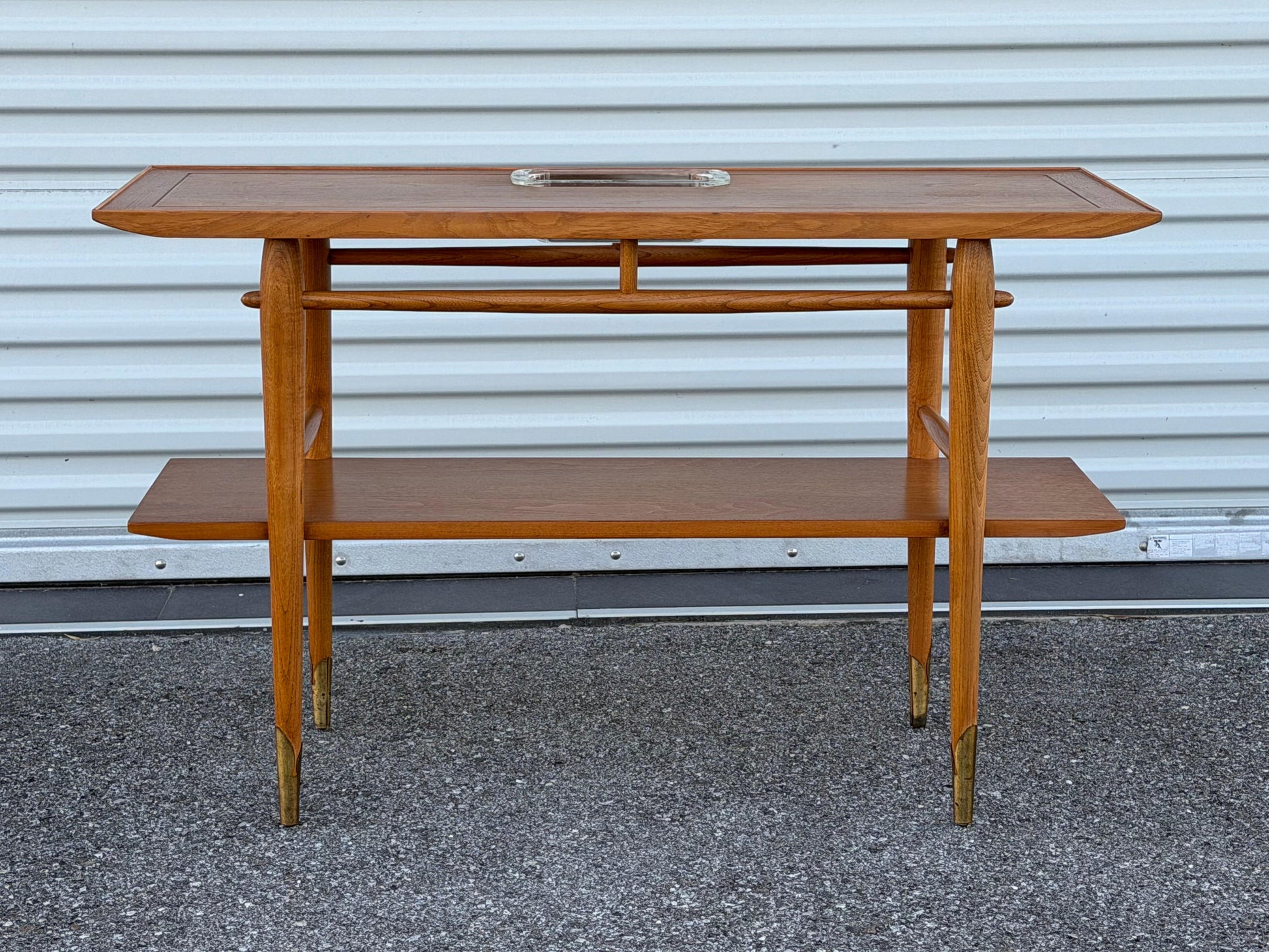Frisman Vintage Unusual Console Table by Lane from the "Copenhagen" Collection ca' 1950's